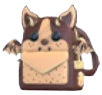 Chocolate Chip Bat Dragon Backpack Legendary Adopt Me